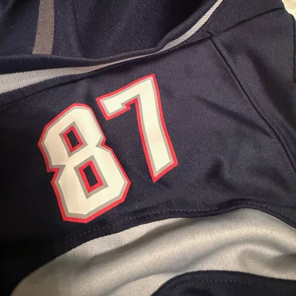 Official NFL Patriots #87 Gronkowski “Gronk” jersey. Size XXL - Picture 8 of 9